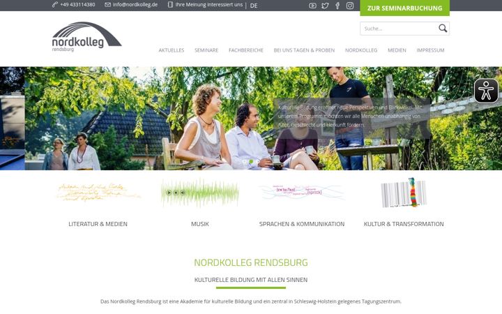 Screenshot of nordkolleg.de