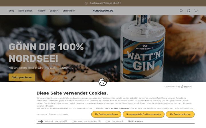 Screenshot di nordseegut.de