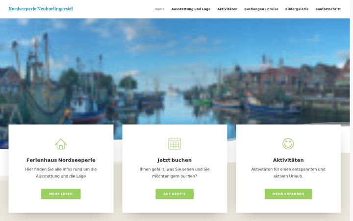Snímek obrazovky nordseeperle-neuharlingersiel.de