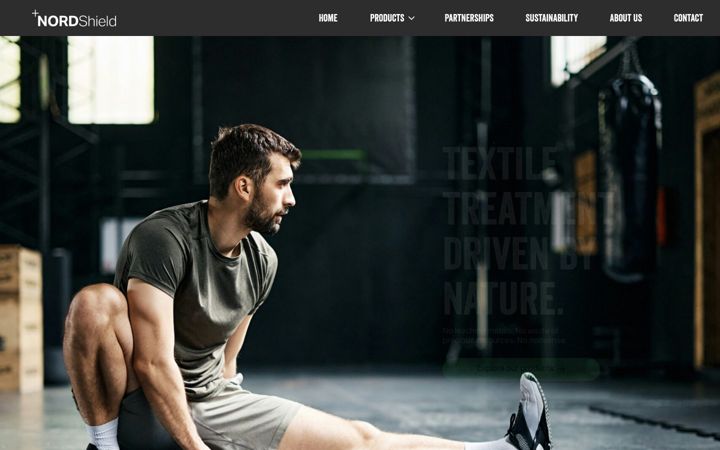 Screenshot of nordshield.com