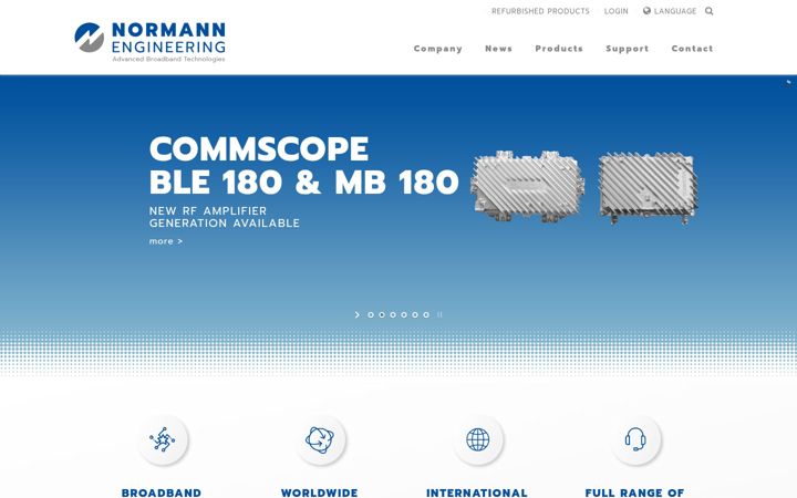 Zrzut ekranu normann-engineering.com