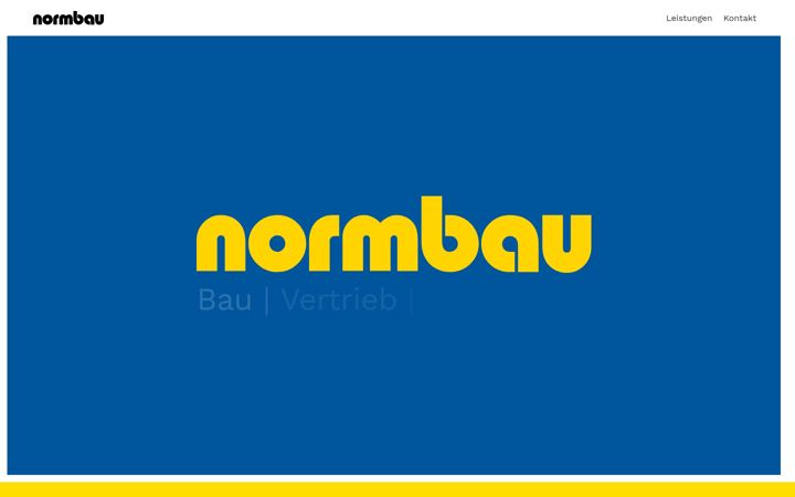 Ekraanipilt saidist normbau-immobilien.de