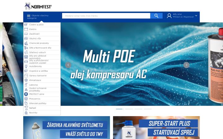 Screenshot di normfest-shop.cz