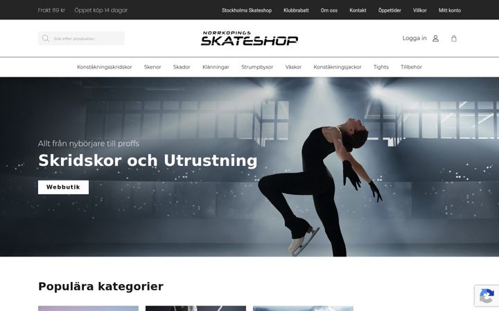 Képernyőkép: norrkopingsskateshop.com