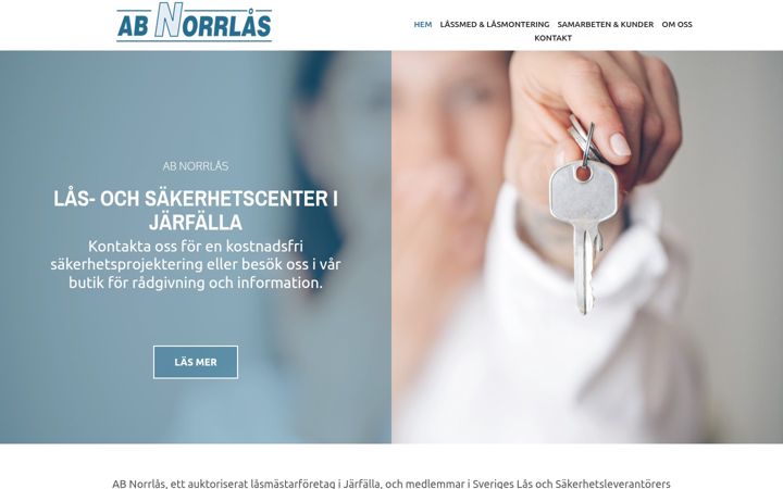 Zrzut ekranu norrlas.se