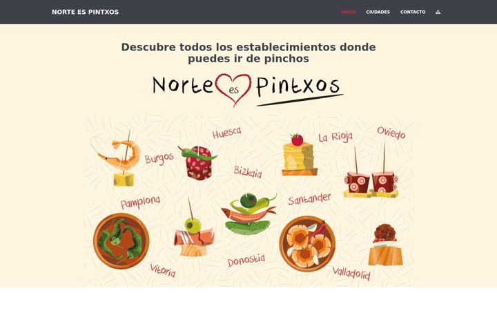 Screenshot ta' norteespinchos.es