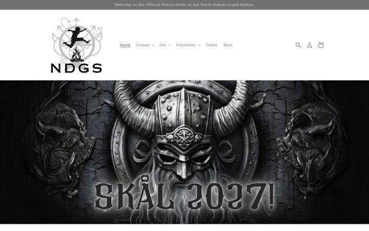 Screenshot of northdakotagrandsabbat.com