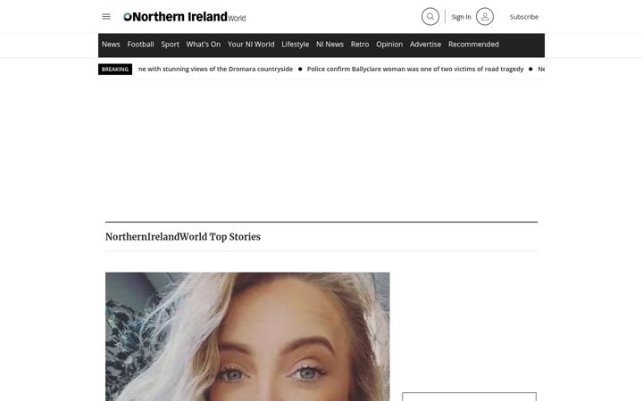Screenshot of northernirelandworld.com