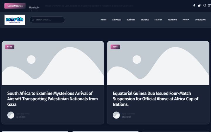 Screenshot of northgambleplatform.nl