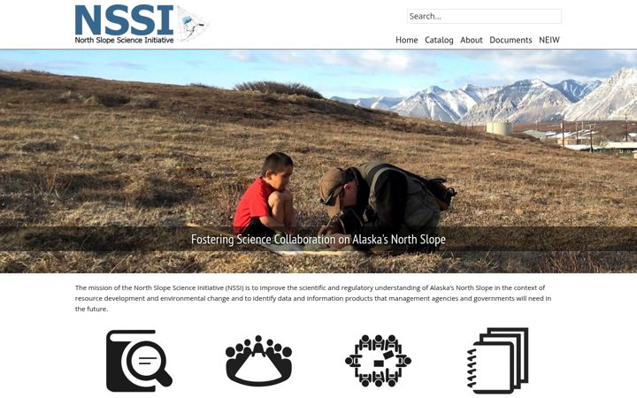 Screenshot of northslopescience.org
