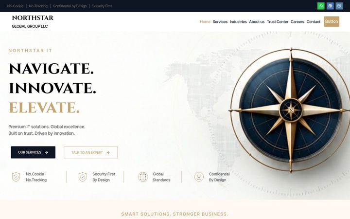 Екранна снимка на northstar-it.de