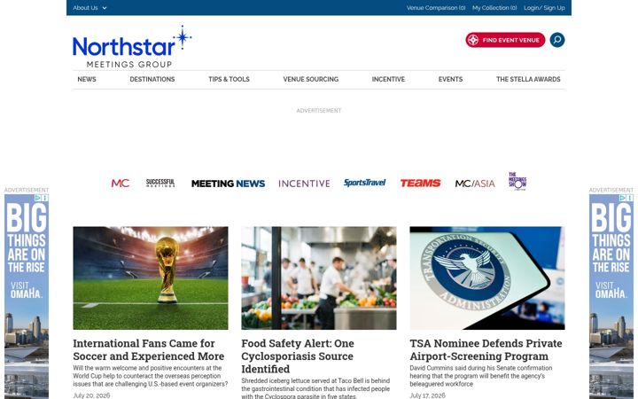 Screenshot of northstarmeetingsgroup.com