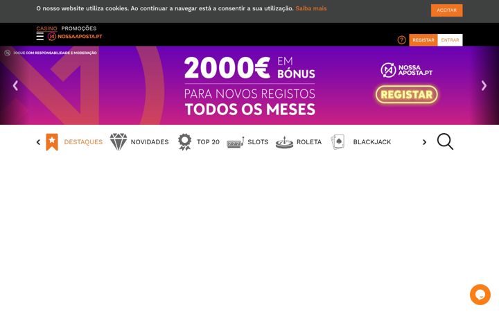 Screenshot of nossaaposta.pt