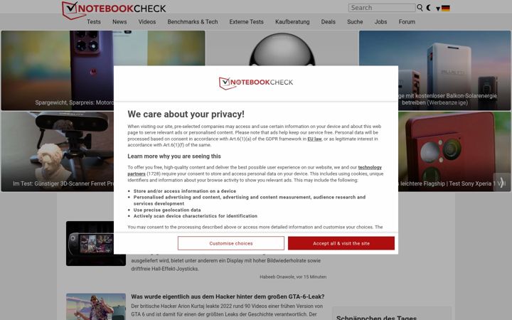 Képernyőkép: notebookcheck.com