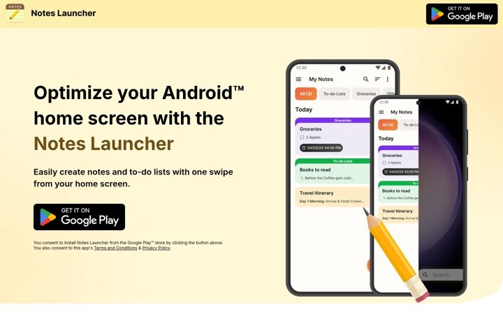 Screenshot of notepadhome.app