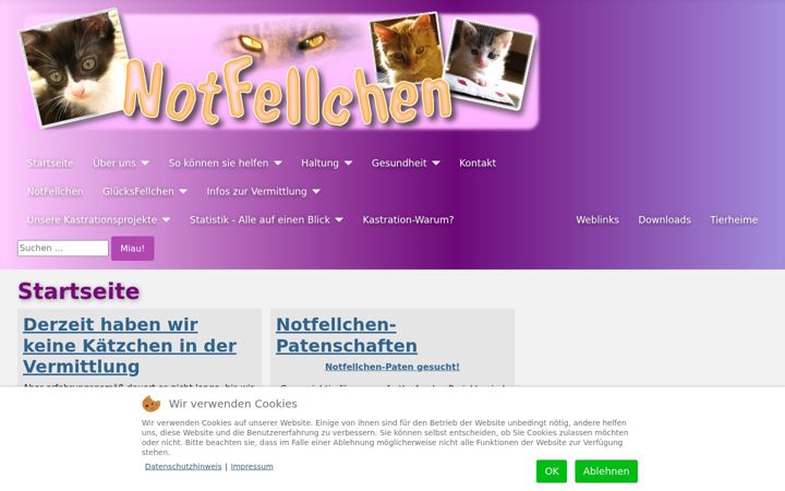 Екранна снимка на notfellchen.at