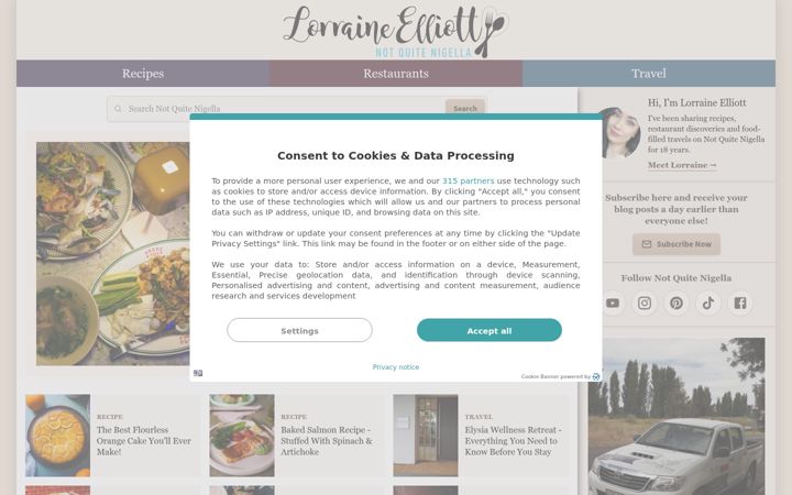 Screenshot of notquitenigella.com