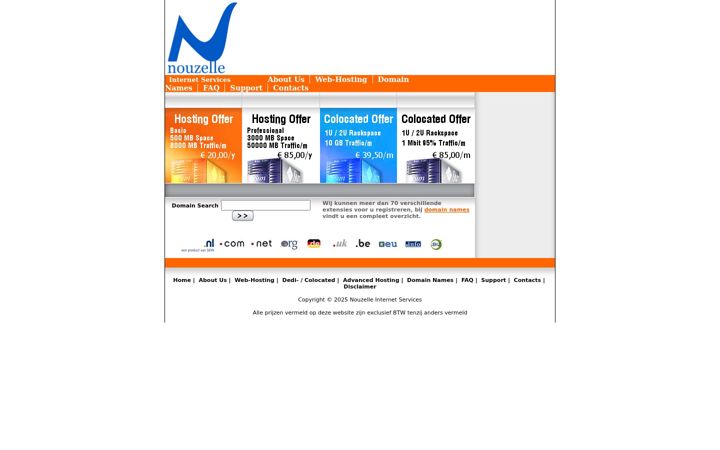 Screenshot of nouzelle.com