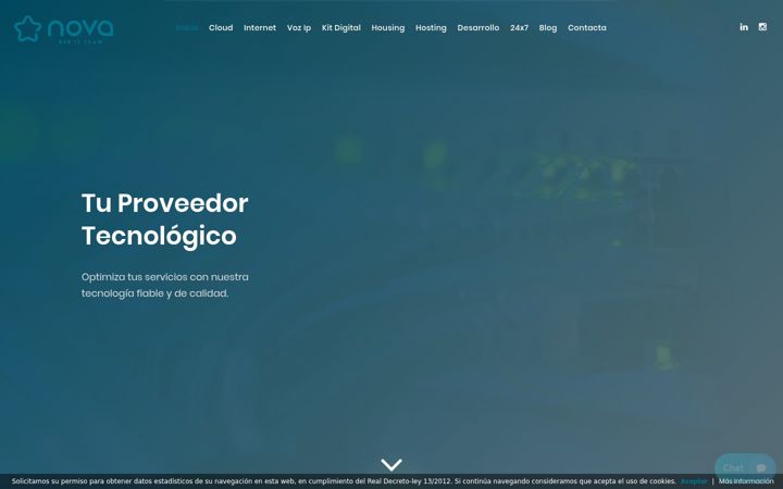 Captura de pantalla de nova.es