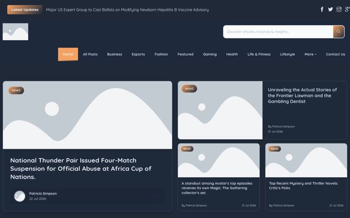 Screenshot of novacasinocentral.com