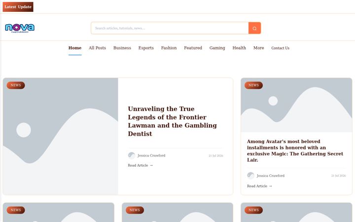 Screenshot of novaclubdesk.nl