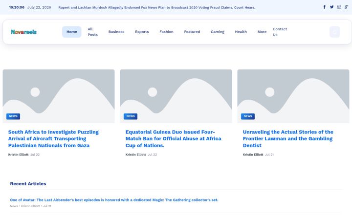 Screenshot of novareelsmarket.nl