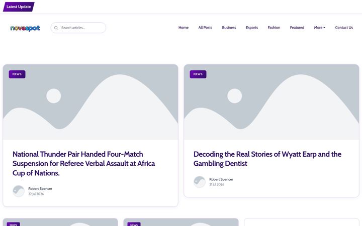 Screenshot of novaspot.nl