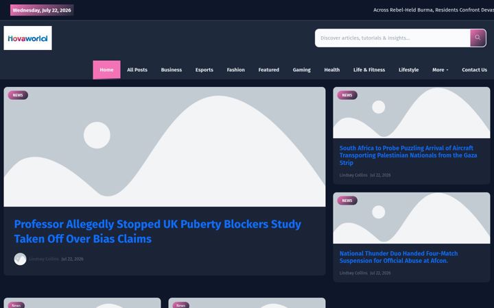 Screenshot of novaworld.nl