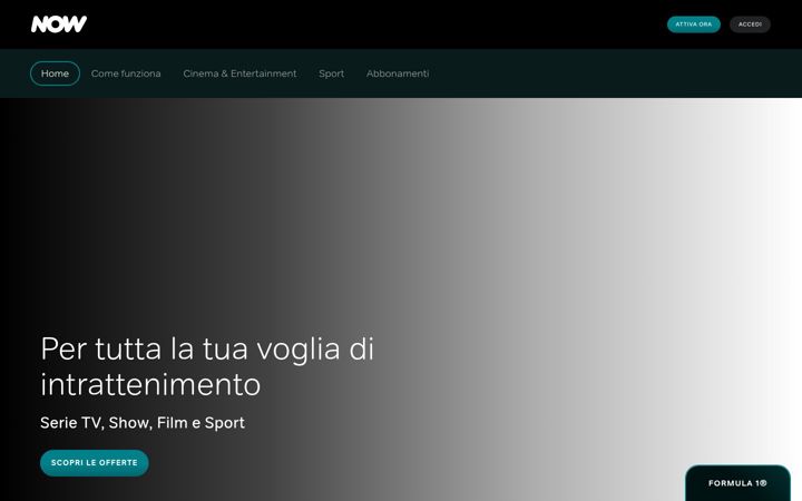 Skjámynd af nowtv.it