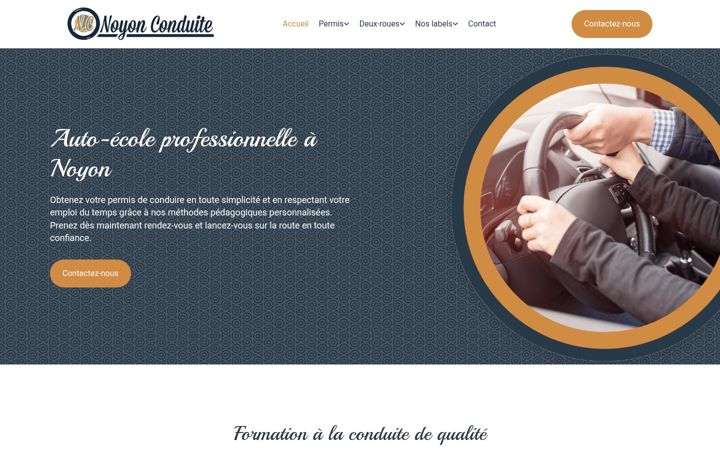 Screenshot of noyonconduite.fr