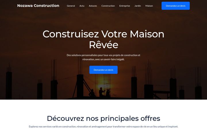 Zrzut ekranu nozawa-construction.com