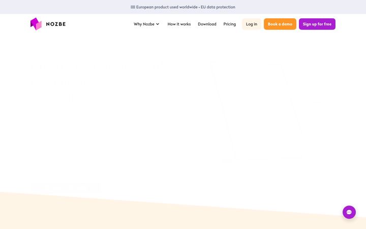 Screenshot of nozbe.com