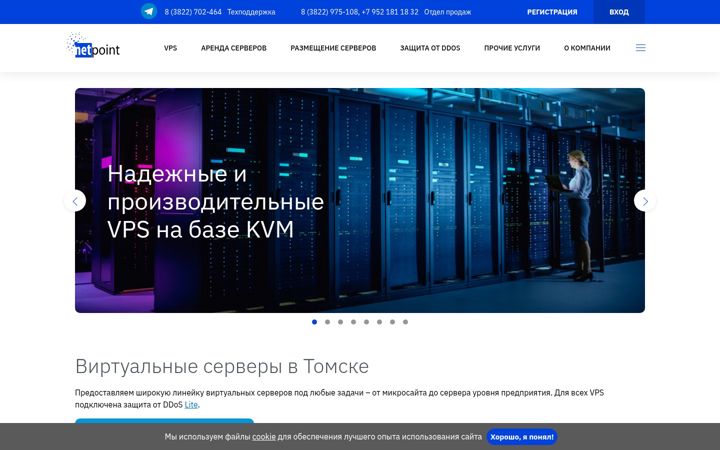 Screenshot of npdc.ru