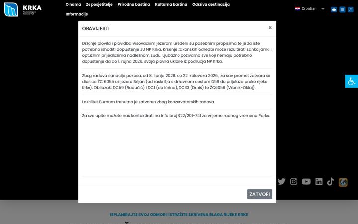 Screenshot of npkrka.hr