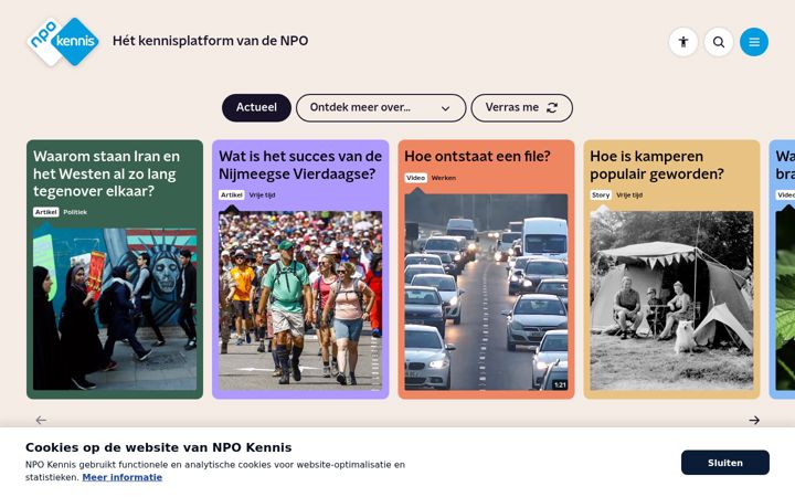 Posnetek zaslona npokennis.nl