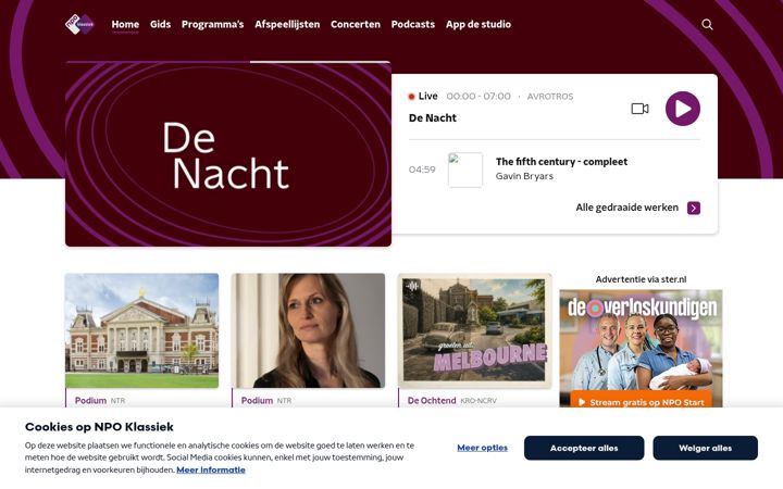 Skjámynd af npoklassiek.nl