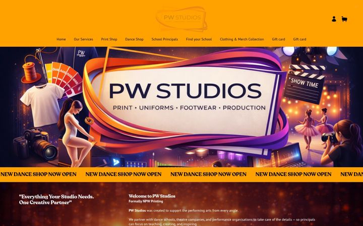 Screenshot di npwprinting.co.uk