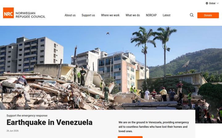 Screenshot of nrc.no
