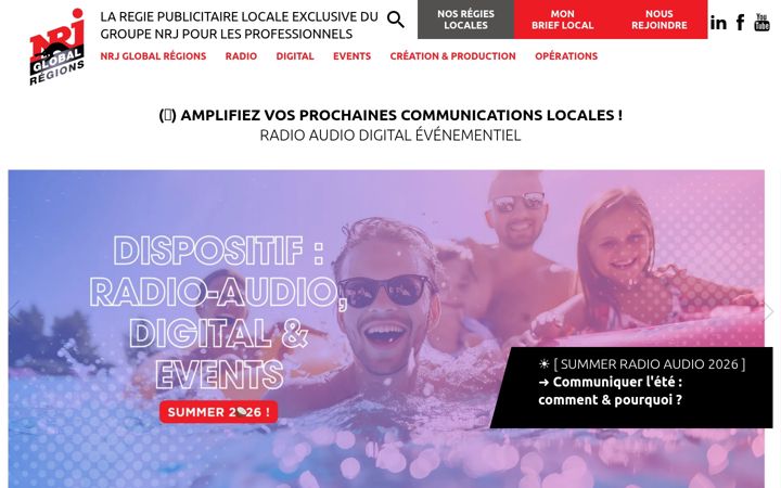 Ekraanipilt saidist nrjglobalregions.com