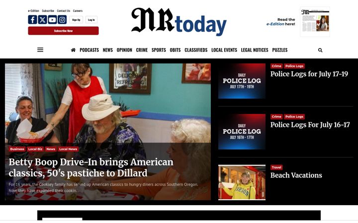 Screenshot of nrtoday.com
