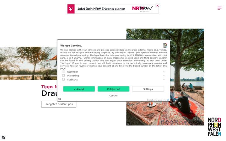 Screenshot of nrw-tourismus.de