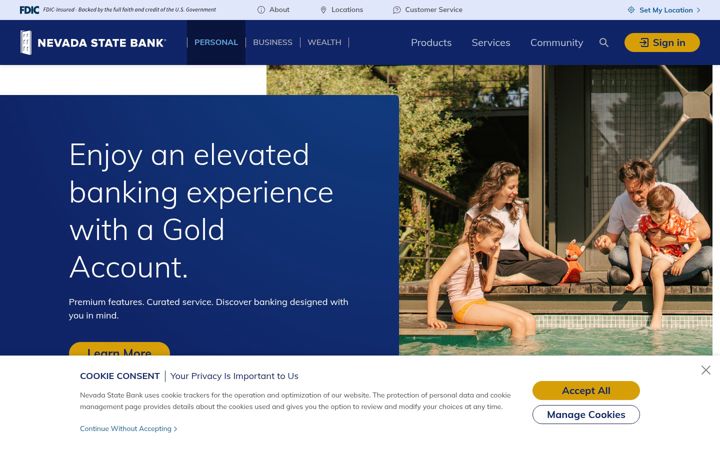 Screenshot ta' nsbank.com