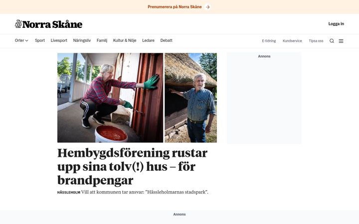 Screenshot of nsk.se