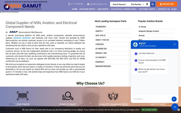 Screenshot of nsngamut.com