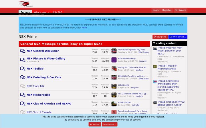 Screenshot of nsxprime.com