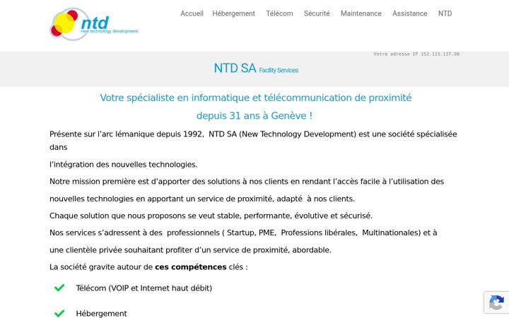 Екранна снимка на ntd.ch