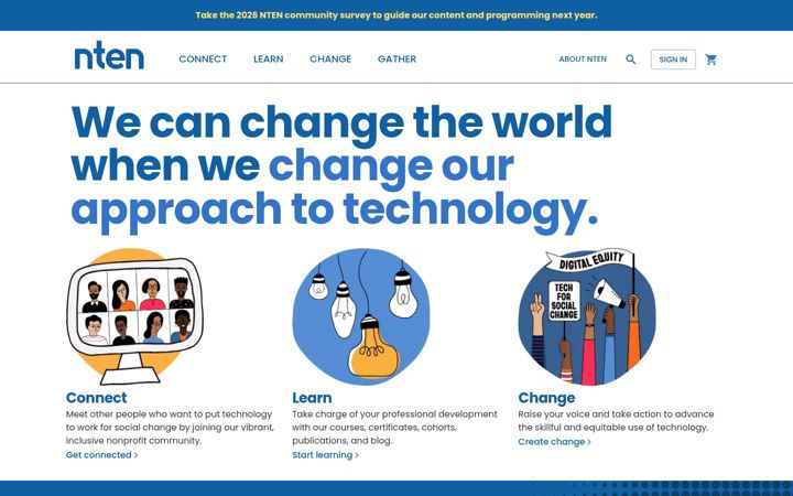 Screenshot ta' nten.org
