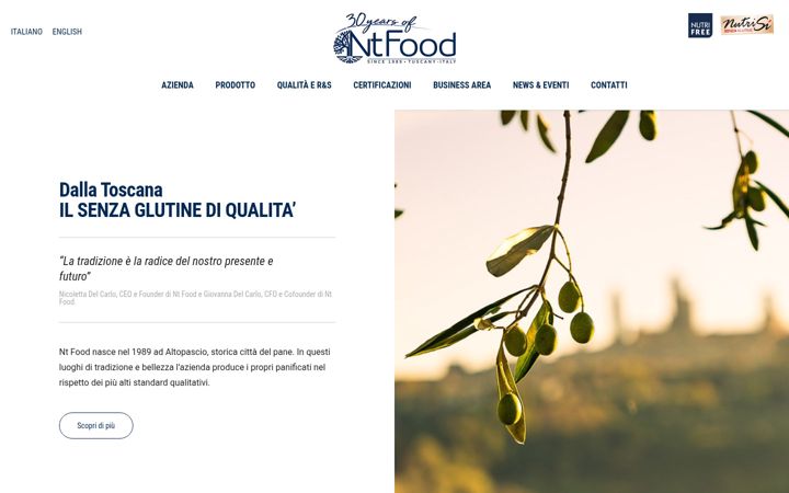 Screenshot di ntfood.it