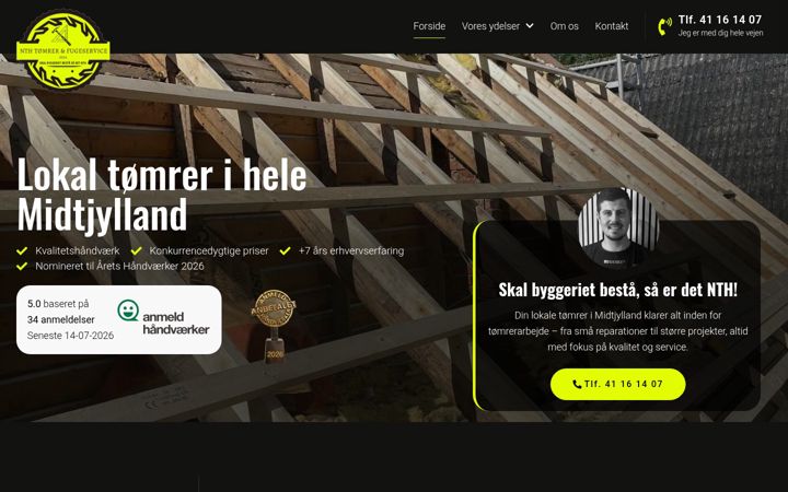 Screenshot von nth-toemrer.dk