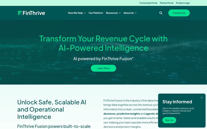 Screenshot of nthrive.com